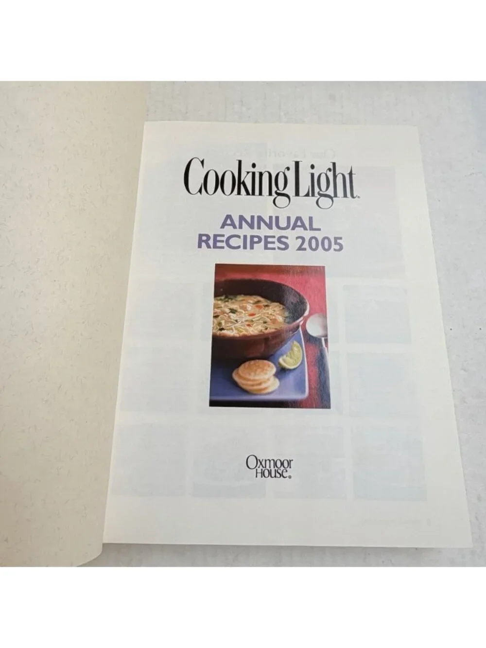 Cooking Light Annual Recipe Heather Editor Avere Hardcover Cookbook Gift Kitchen